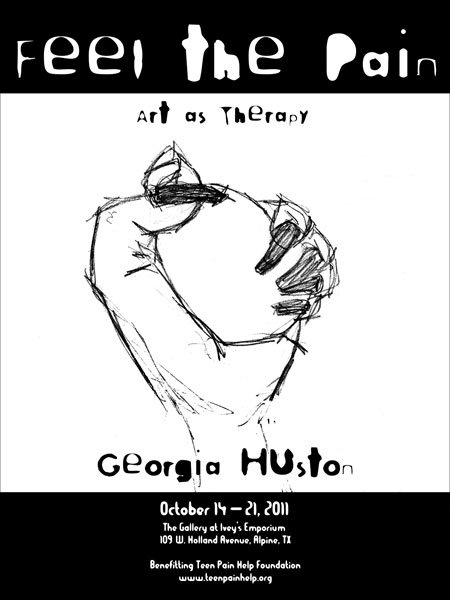 Art for Georgia's first art show.