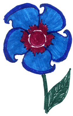 Image of blue flower.
